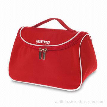 Fabric Cosmetic Bag, Various Colors are Available, Customized Logos are Accepted